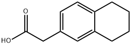 5,6,7,8-TETRAHYDRONAPHTHALEN-2-YLACETIC ACID Struktur