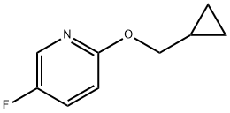 2-(Cyclopropylmethoxy)-5-fluoropyridine Struktur