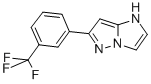 6-(3(Trifluoromethyl)phenyl)imidazo(1,2-b)pyrazole Struktur