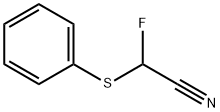 FLUORO(PHENYLTHIO)ACETONITRILE Struktur