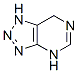 1H-1,2,3-Triazolo[4,5-d]pyrimidine, 4,7-dihydro- (9CI) Struktur