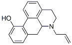 11-hydroxy-N-allylnoraporphine Struktur