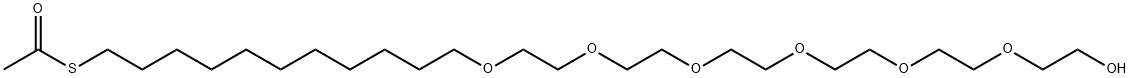 HEXA(ETHYLENE GLYCOL)MONO-11-(ACETYLTHIO)UNDECYL ETHER, 95% Struktur