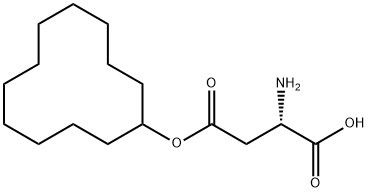 beta-cyclododecyl aspartate Struktur