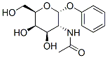 PHENYL 2-ACETAMIDO-2-DEOXY-ALPHA-D-GALACTOPYRANOSIDE Struktur