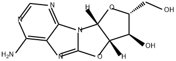 carbocyclic arabinosyladenine Struktur