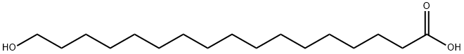 17-HYDROXYHEPTADECANOIC ACID Struktur