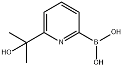 6-(2-HYDROXYPROPAN-2-YL)PYRIDINE-2-BORONIC ACID Struktur