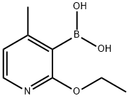 2-Ethoxy-4-methylpyridine-3-boronic acid Struktur