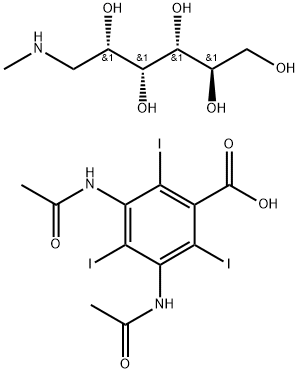 MEGLUMINE DIATRIZOATE Struktur