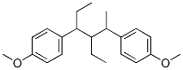 3-Ethyl-2,4-bis(p-Methoxyphenyl)hexane Struktur