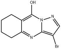 3-BroMo-5,6,7,8-tetrahydropyrazolo[5,1-b]quinazolin-9(4H)-one Struktur