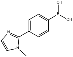 4-(1-Methyl-1H-imidazol-2-yl)phenylboronic acid Struktur