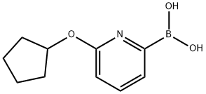 6-(CYCLOPENTOXY)PYRIDINE-2-BORONIC ACID Struktur