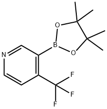 4-(Trifluoromethyl)pyridine-3-boronic acid pinacol ester Struktur