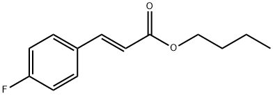 (E)-3-(4-FLUORO-PHENYL)-ACRYLIC ACID BUTYL ESTER Struktur