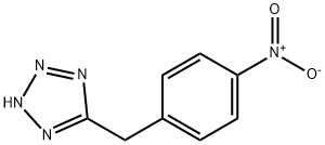 1H-TETRAZOLE, 5-[(4-NITROPHENYL)METHYL]- Struktur