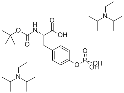 BOC-L-TYR(PO3H2)-OH 2DIPEA Struktur