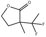 alpha-(1,1,-difluoroethyl)-alpha-methyl-gamma-butyrolactone Struktur