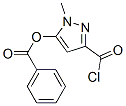 Benzoic acid 3-chloroformyl-1-methyl-1H-pyrazol-5-yl ester Struktur