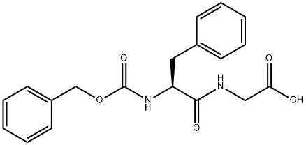 N-(ベンジルオキシカルボニル)-Phe-Gly-OH 化學(xué)構(gòu)造式