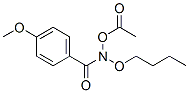 [butoxy-(4-methoxybenzoyl)amino] acetate Struktur