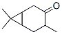 4,7,7-trimethylbicyclo[4.1.0]heptan-3-one Struktur