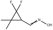 Cyclopropanecarboxaldehyde, 2,2-difluoro-3,3-dimethyl-, oxime (9CI) Struktur