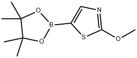 2-Methoxy-5-(4,4,5,5-tetramethyl-1,3,2-dioxaborolan-2-yl)-1,3-thiazole Struktur