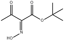 (E)-tert-butyl 2-(hydroxyiMino)-3-oxobutanoate Struktur