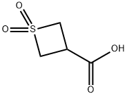 3-Thietanecarboxylicacid,1,1-dioxide(8CI) Struktur