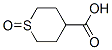 Tetrahydro-2H-thiopyran-4-carboxylic acid-1-oxide Struktur
