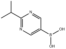 2-Isopropylpyrimidine-5-boronic acid Struktur