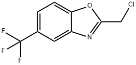 2-ChloroMethyl-5-trifluoroMethyl-benzooxazole Struktur