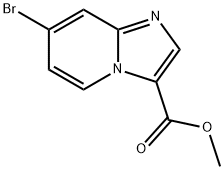 IMidazo[1,2-a]pyridine-3-carboxylic acid, 7-broMo-, Methyl ester Struktur