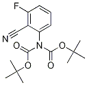 N,N'-Diboc-2-aMino-6-fluorobenzonitrile Struktur