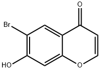 4H-1-Benzopyran-4-one, 6-broMo-7-hydroxy- Struktur