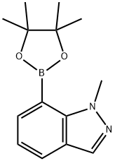 1-Methylindazole-7-boronic acid pinacol ester Struktur