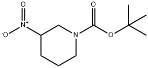 tert-butyl 3-Nitropiperidin-1-carboxylate Struktur