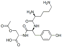 lysyl-tyrosyl-serine acetate Struktur