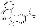 1,1-dimethyl-5-nitro-3-(2-pyridon-1-yl)indan-2-ol Struktur