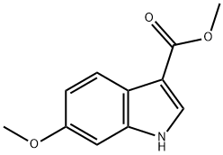 1H-Indole-3-carboxylic acid, 6-Methoxy-, Methyl ester Struktur