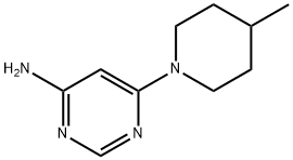 6-(4-Methylpiperidin-1-yl)pyrimidin-4-amine Struktur