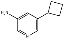 5-cyclobutylpyridin-3-aMine Struktur