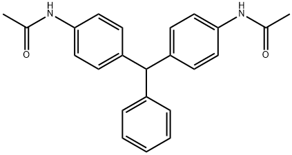 N,N'-[(phenylmethylene)di-4,1-phenylene]bis(acetamide)  Struktur