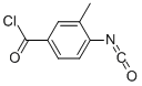 Benzoyl chloride, 4-isocyanato-3-methyl- (9CI) Struktur