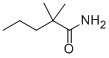 2,2-dimethylvaleramide Struktur