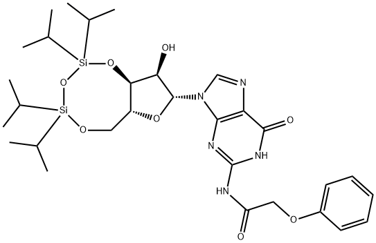 3',5'-O-(1,1,3,3-Tetraisopropyl-1,3-disiloxanediyl)uridine Struktur