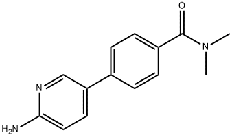 4-(6-AMinopyridin-3-yl)-N,N-diMethylbenzaMide Struktur