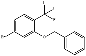 2-(Benzyloxy)-4-bromo-1-(trifluoromethyl)benzene Structure